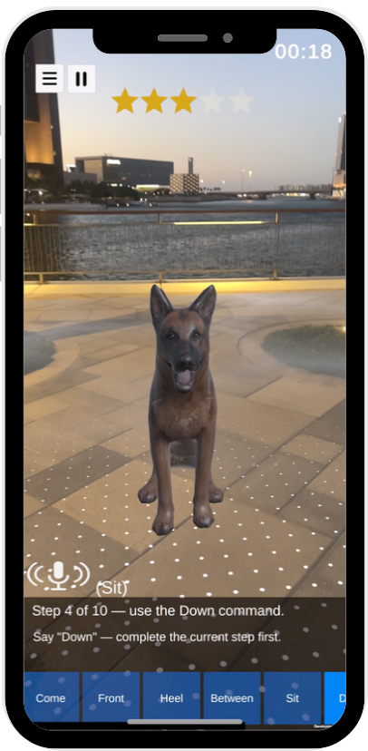 Obedience Control Screen 1